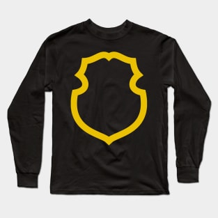 Polish heraldic mouth (golden) Long Sleeve T-Shirt